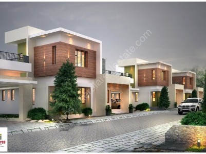1800 Sqft Gated Colony Villa For Sale at Chandranagar, Palakkad