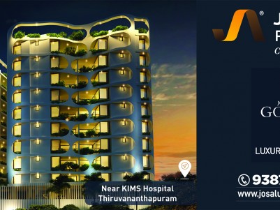 JOS ALUKKAS PROPERTIES - MODERN LUXURY APARTMENT - Golden ARK for sale at Trivandrum